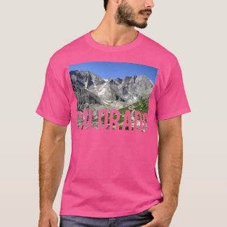 Colorado Mountains Baseball Sleeve T Shirt