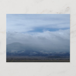 Colorado Mountains in Clouds Postcard Vykort