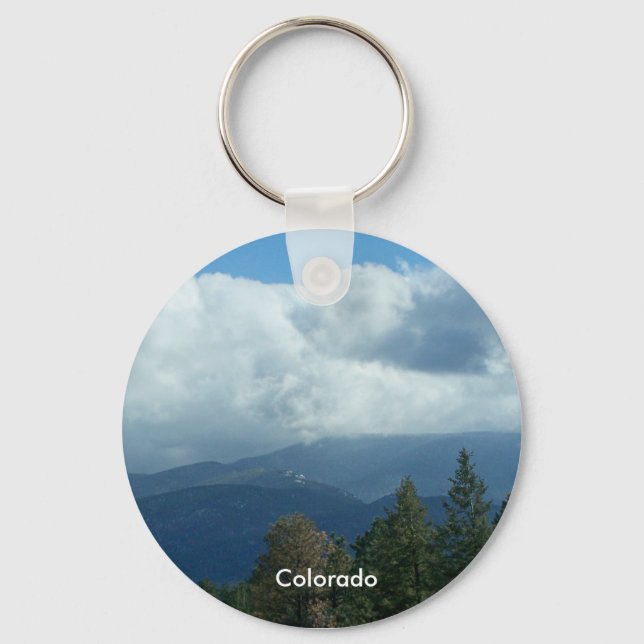 Colorado Mountains Keychain Nyckelring (Framsida)