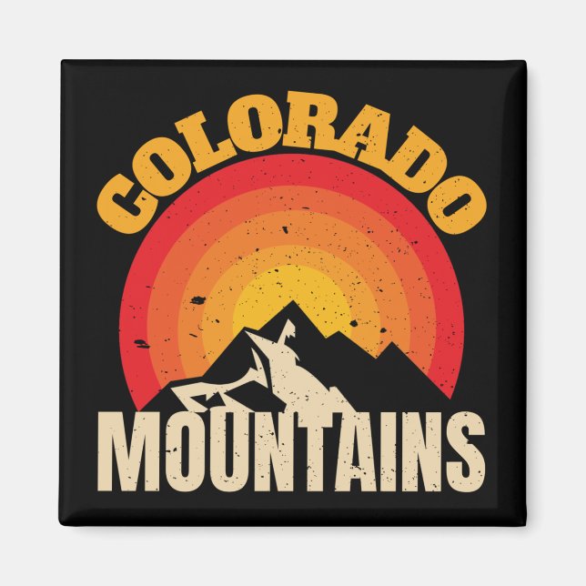 Colorado Mountains Magnet (Framsidan)