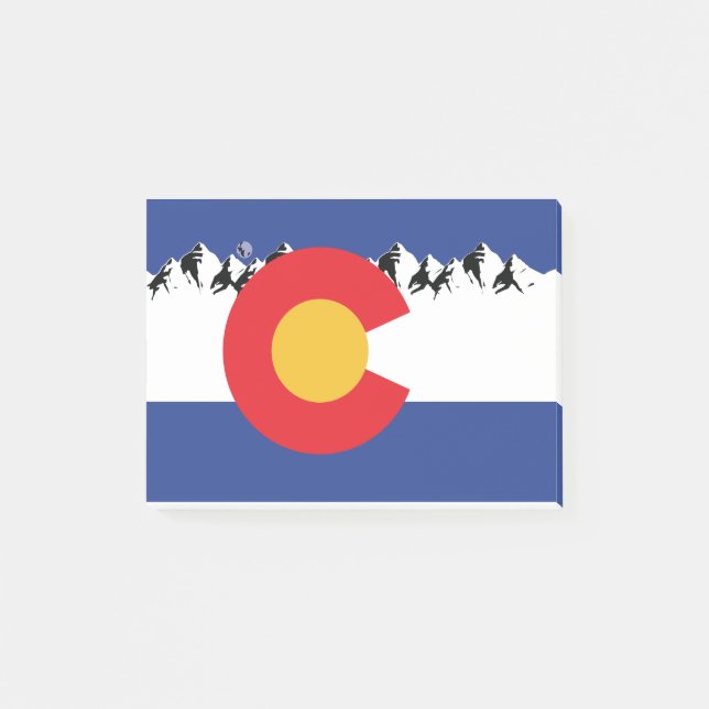 Colorado Mountains Post-it Block (Framsida)