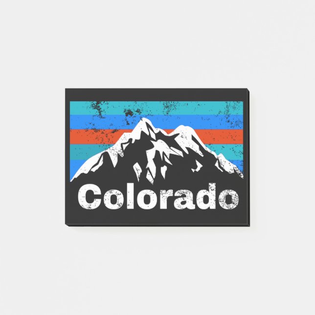 Colorado Mountains Post-it Block (Framsida)