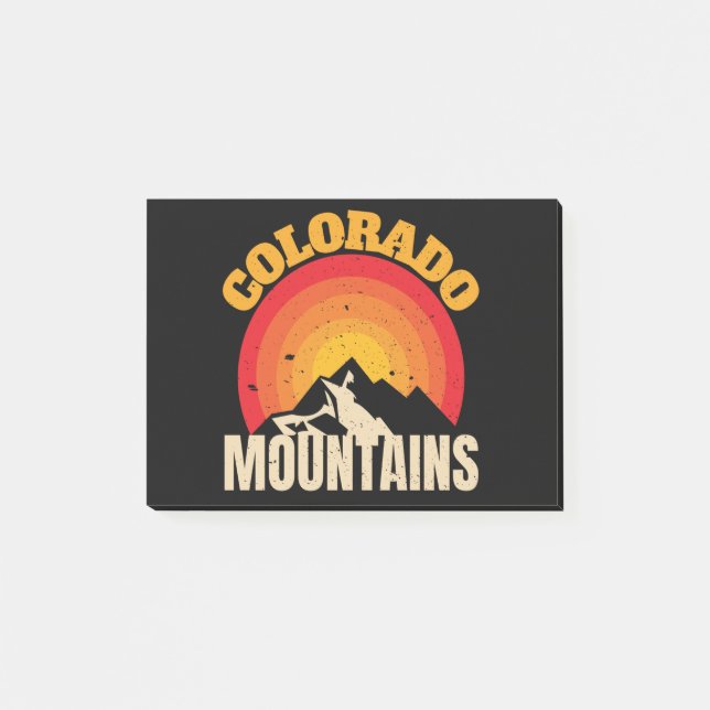 Colorado Mountains Post-it Block (Framsida)