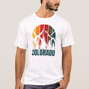 Colorado Mountains Retro Vintage T-Shirt