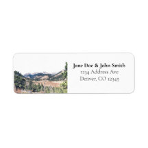 Colorado Mountains Returetiketters