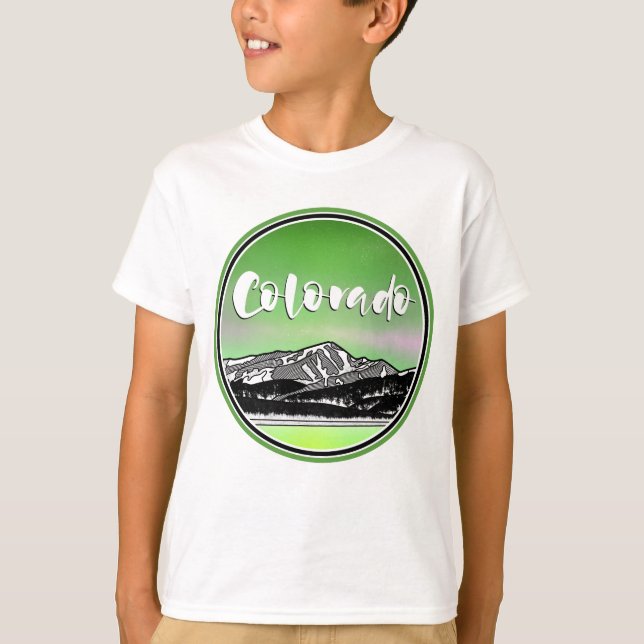 Colorado Mountains T Shirt (Framsida)