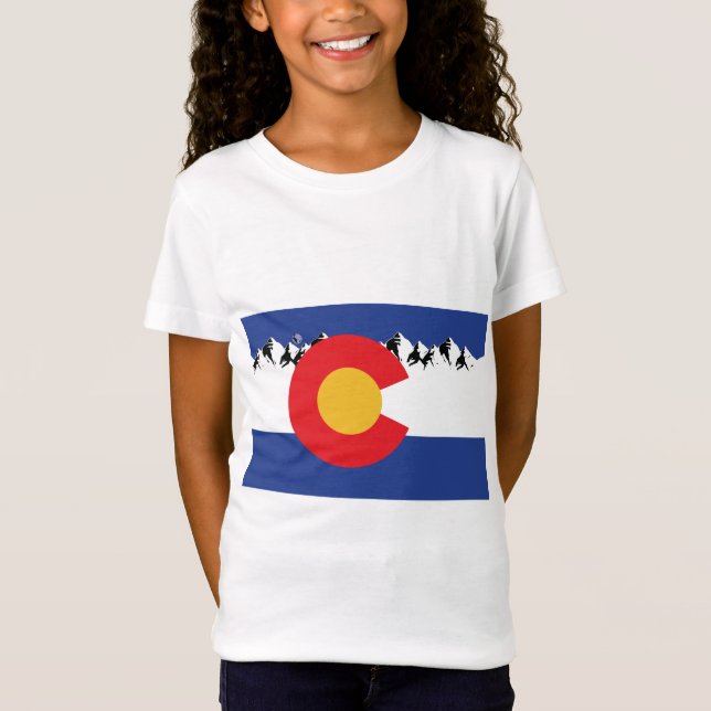 Colorado Mountains T Shirt (Framsida)