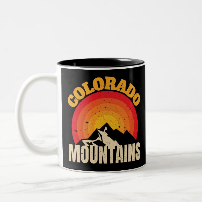Colorado Mountains Två-Tonad Mugg (Vänster)
