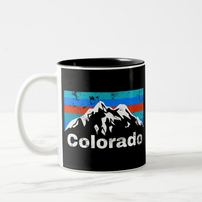 Colorado Mountains Två-Tonad Mugg (Vänster)