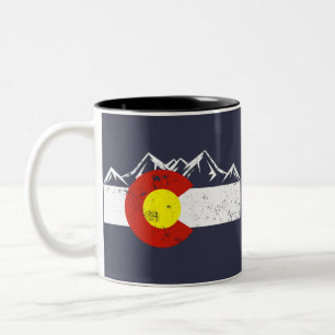Colorado Mountains Vintage Två-Tonad Mugg