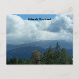Colorado Mountains vycard Vykort