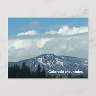Colorado Mountains vycard Vykort