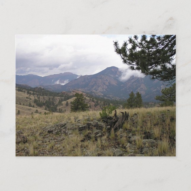 Colorado Mountains vycard Vykort (Framsida)