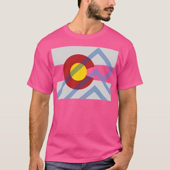 Colorado Mounts Design Active T Shirt (Framsida)