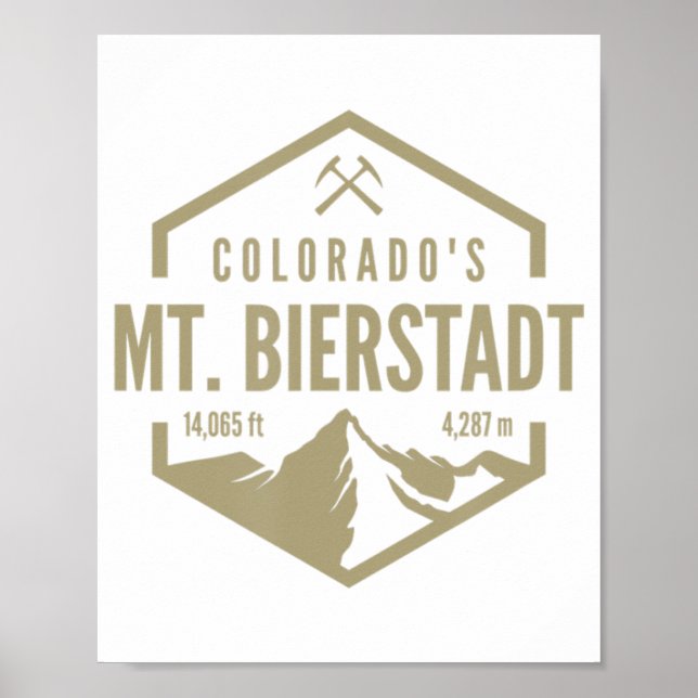 Colorado Mt Bierstadt Poster (Framsidan)