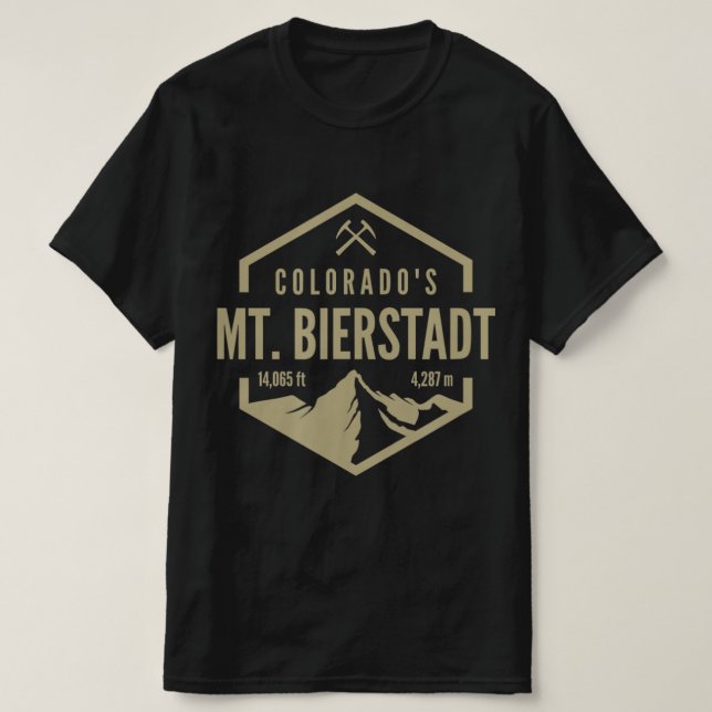Colorado Mt Bierstadt T Shirt (Design framsida)