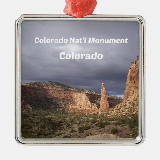 Colorado National Monument, CO Julgransprydnad Metall (Framsidan)