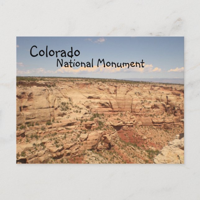 Colorado National Monument Postcard Vykort (Framsida)