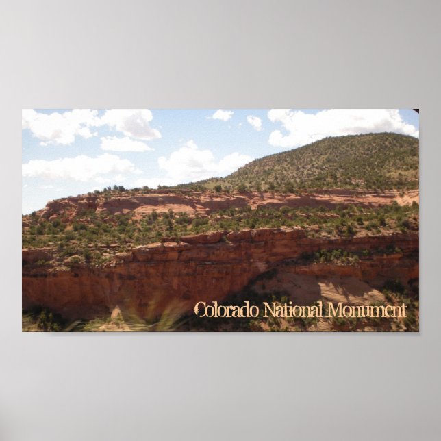 Colorado National Monument Scenary Canyon poster (Framsidan)