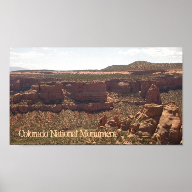 Colorado National Monument-scenen poster (Framsidan)