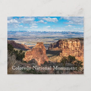 Colorado National Monument Travel Postcard Vykort