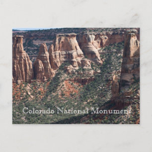 Colorado National Monument Travel Postcard Vykort