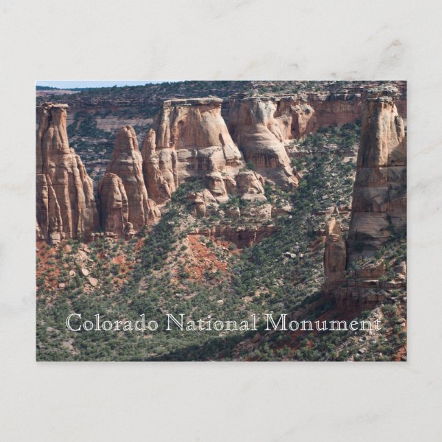 Colorado National Monument Travel Postcard Vykort (Framsida)