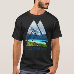 Colorado Nature Vintage Rocky mountains Hiking Cam T Shirt