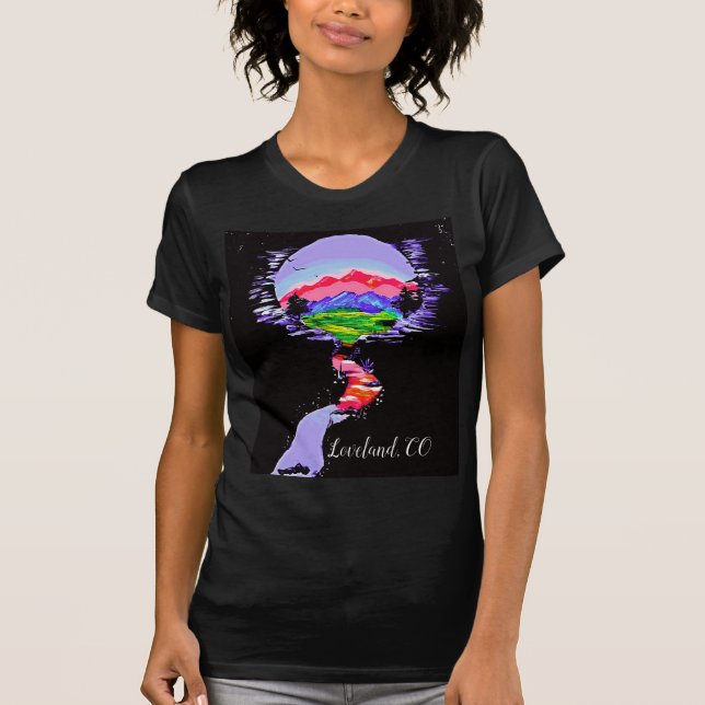 Colorado Nightsky, Kvinnor T-Shirt (Framsida)