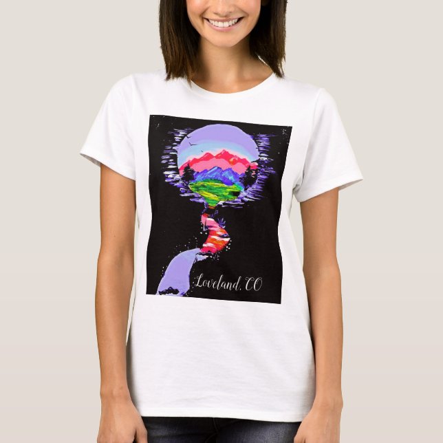 Colorado Nightsky, Women's T-Shirt (Framsida)