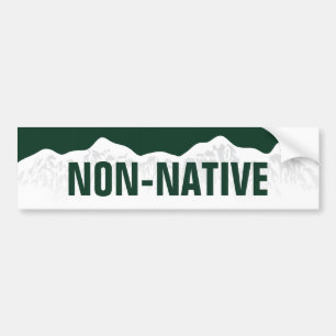Colorado Non infödd bildekal