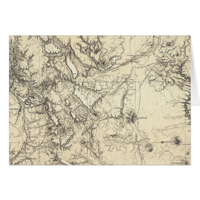 Colorado och New mexico Hälsningskort (Framsidan Horizontal)