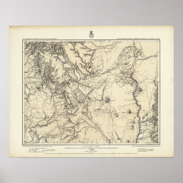 Colorado och New mexico Poster (Framsidan)