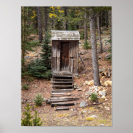 Colorado Outhouse på St. Elmo Ghost Town Photo Poster