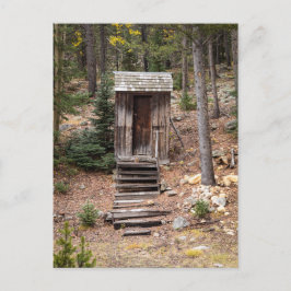 Colorado Outhouse på St. Elmo Ghost Town Photo Vykort