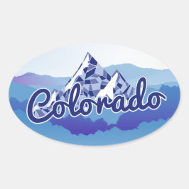 Colorado Ovalt Klistermärke
