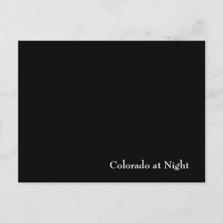 Colorado på natten vykort