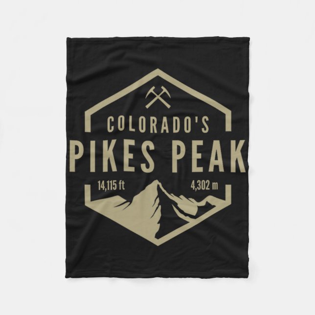 Colorado Pikes Peak  Fleecefilt (Framsidan)