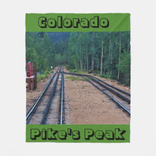 Colorado Pikes Peak THROW BLANKET Fleecefilt