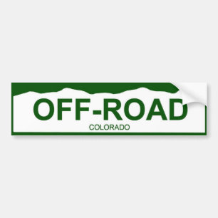 colorado pläterar nytt - AV-vägen Bildekal