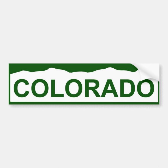 colorado pläterar nytt - COLORADO Bildekal (Framsidan)