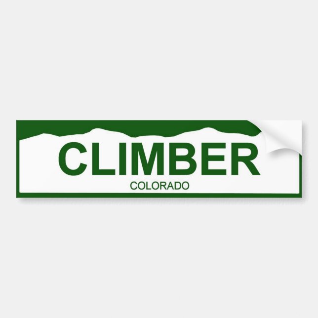 colorado pläterar nytt - KLÄTTRAREN Bildekal (Framsidan)