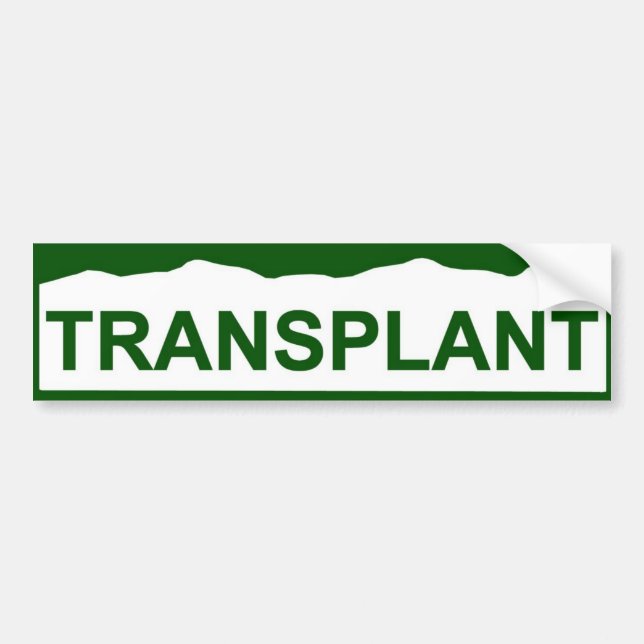 colorado pläterar nytt - TRANSPLANTAT Bildekal (Framsidan)