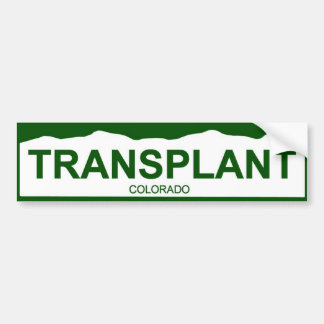 colorado pläterar nytt - TRANSPLANTAT Bildekal