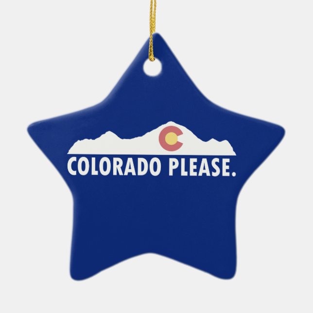 Colorado Please Julgransprydnad Keramik (Framsidan)