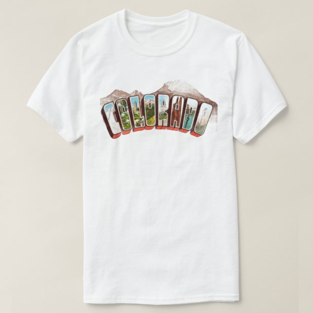 Colorado Postcard T-Shirt (Design framsida)