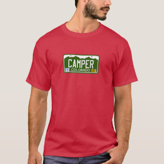 Colorado registreringsskylt CAMPER T Shirt