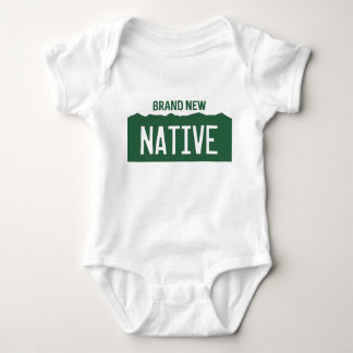 Colorado registreringsskyltbaby "brandnew inföding t-shirt