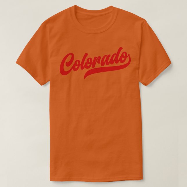 Colorado Retro Colorado Avalanche T Shirt (Design framsida)