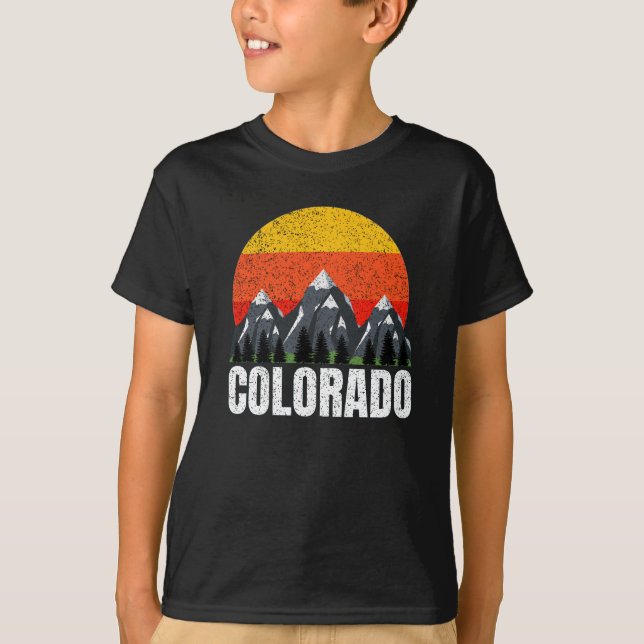 COLORADO RETRO SOL MOUNTAINS T SHIRT (Framsida)